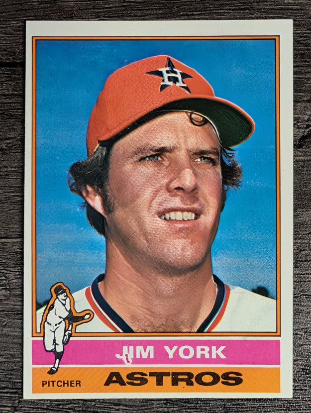 1976 Topps #224 Jim York (EX)