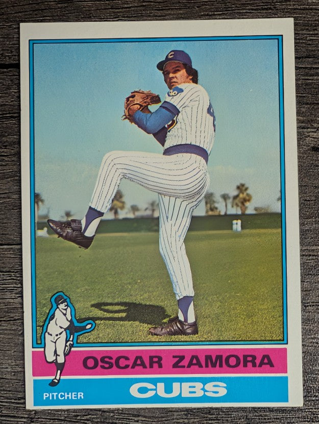 1976 Topps #227 Oscar Zamora (EX)