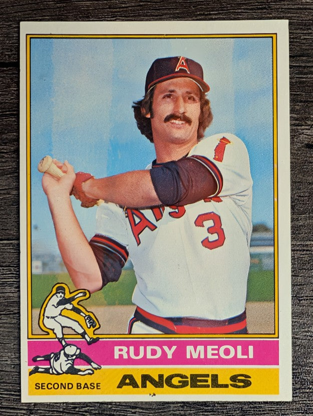 1976 Topps #254 Rudy Meoli (EX)