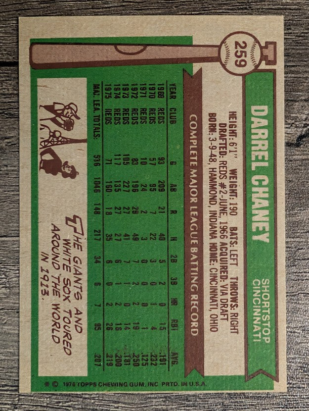 1976 Topps #259 Darrel Chaney (NM)