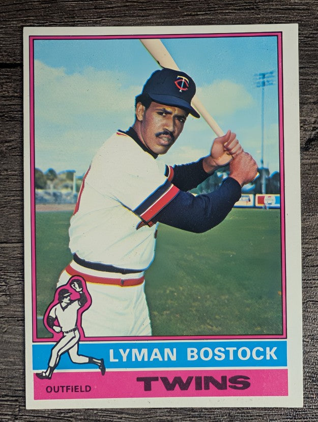 1976 Topps #263 Lyman Bostock RC (EXMT)