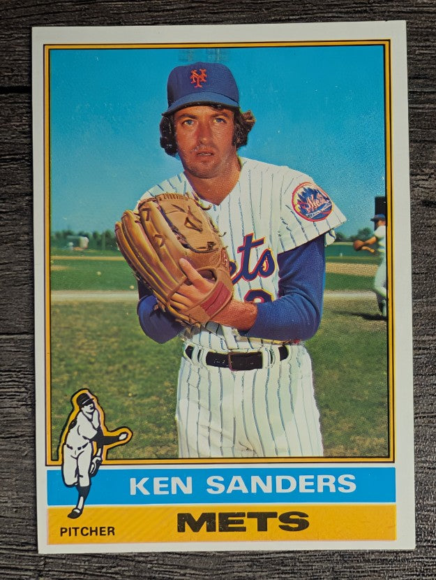 1976 Topps #291 Ken Sanders (EXMT)