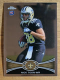 2012 Topps Chrome #193 Nick Toon RC