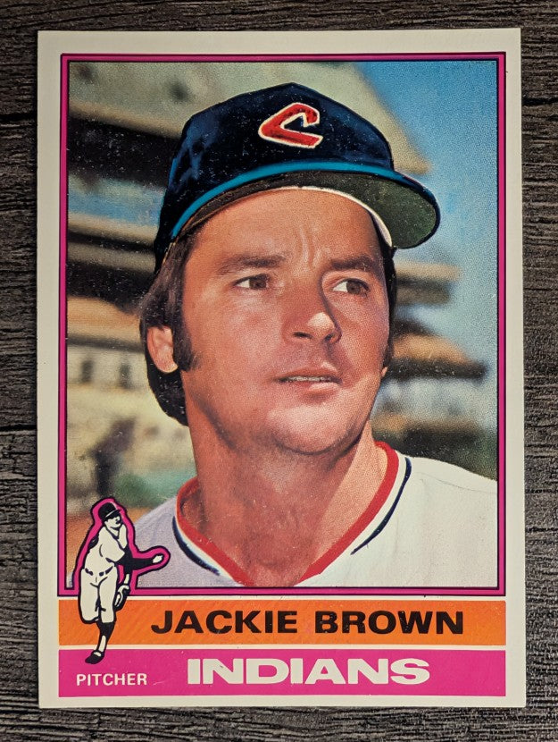 1976 Topps #301 Jackie Brown (EXMT)