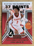 2020-21 Panini Contenders Draft Picks Playing the Numbers Game Kira Lewis Jr.
