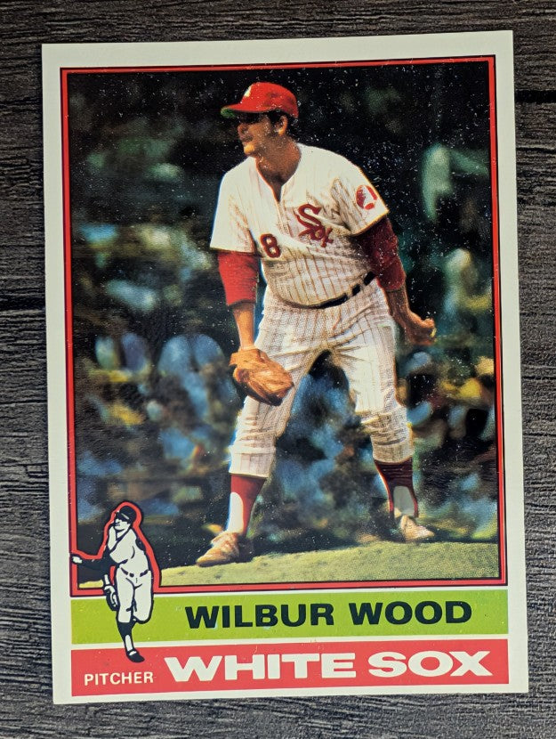 1976 Topps #368 Wilbur Wood (EX)