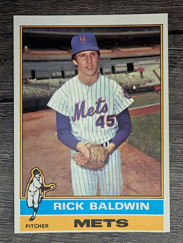 1976 Topps #372 Rick Baldwin RC (EXMT)
