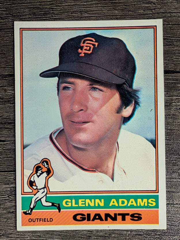 1976 Topps #389 Glenn Adams RC (NM)