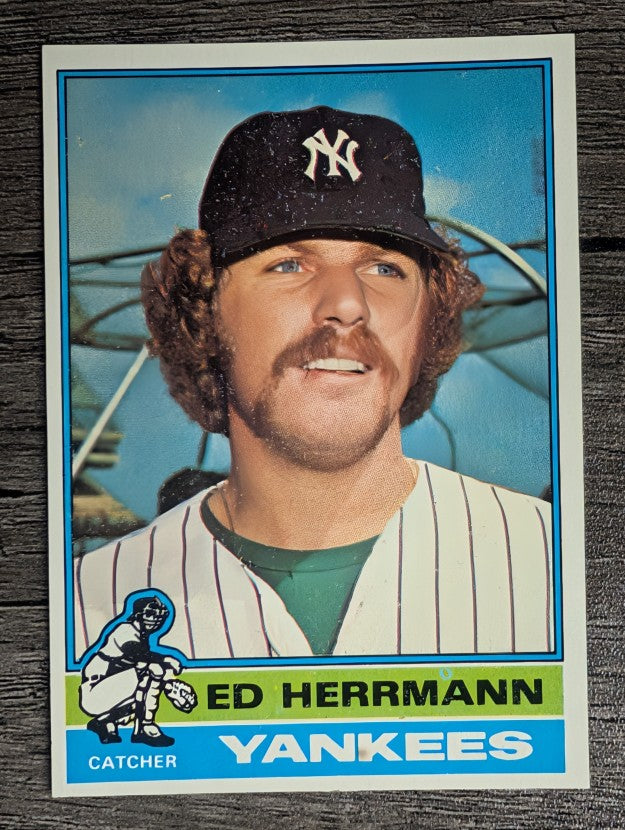 1976 Topps #406 Ed Herrmann (EXMT)
