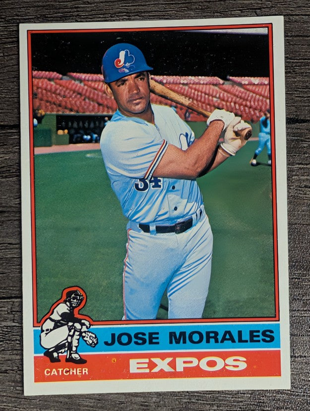 1976 Topps #418 Jose Morales RC (EXMT)