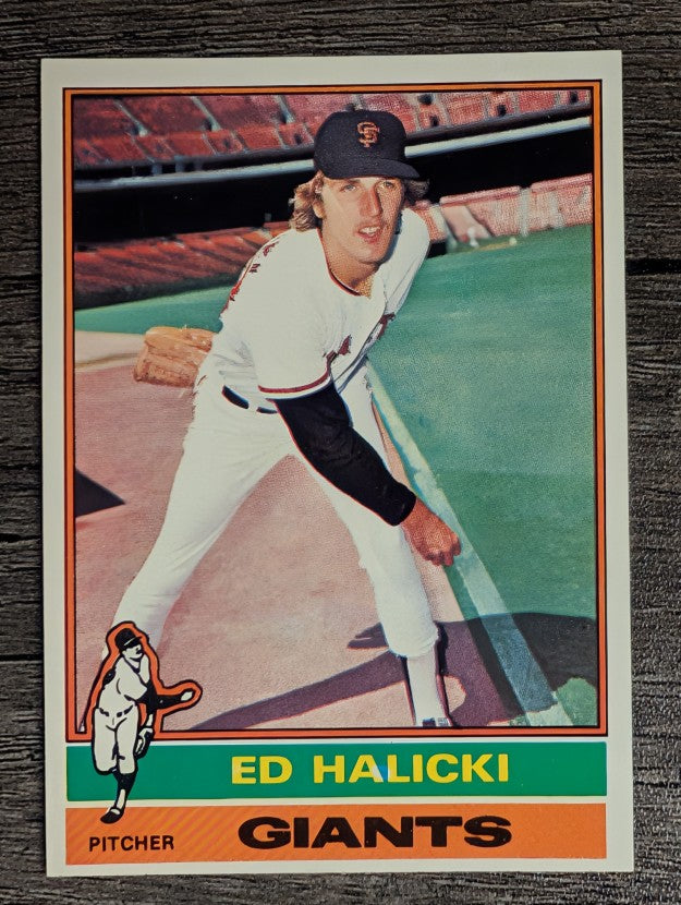1976 Topps #423 Ed Halicki (NM)