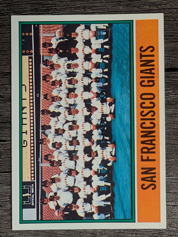 1976 Topps #443 San Francisco Giants CL (EXMT)