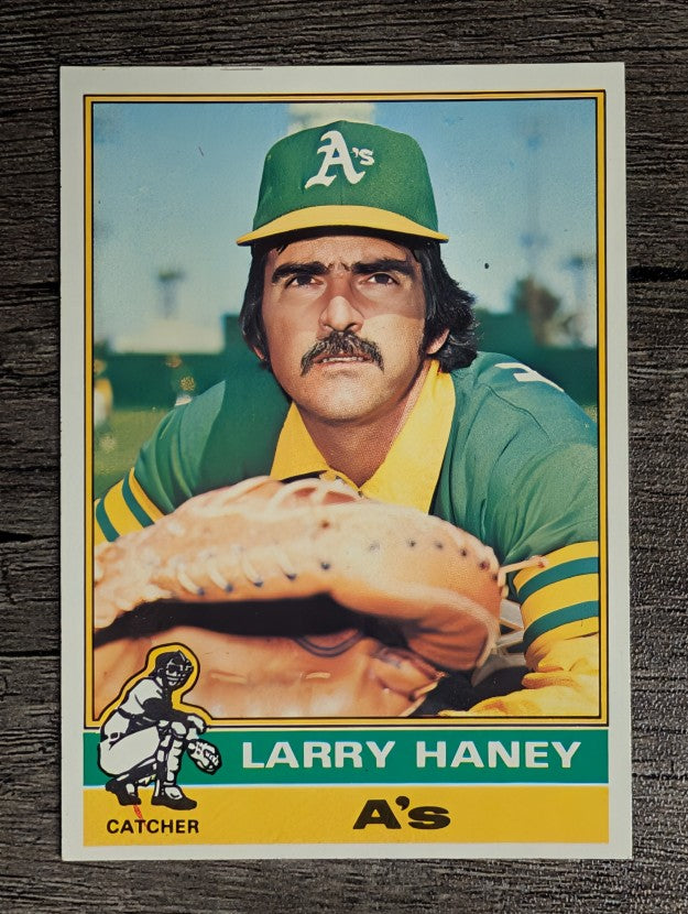 1976 Topps #446 Larry Haney (NM)