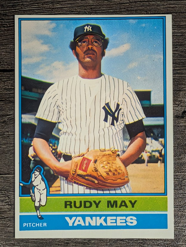 1976 Topps #481 Rudy May (EX)