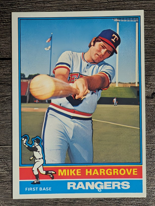 1976 Topps #485 Mike Hargrove (NM)