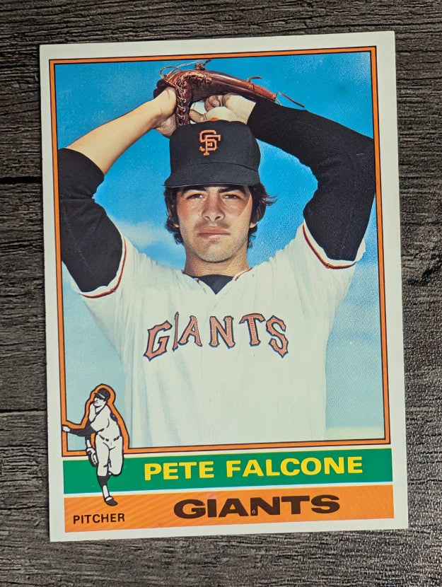 1976 Topps #524 Pete Falcone RC (EXMT)