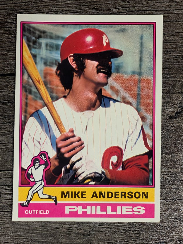 1976 Topps #527 Mike Anderson (NM)