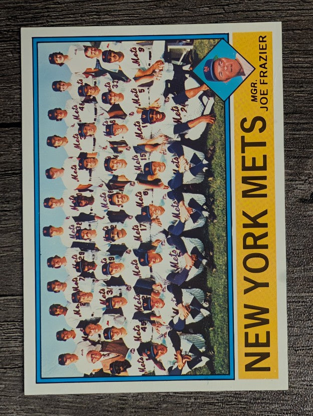 1976 Topps #531 New York Mets CL/Joe Frazier MG (EX)