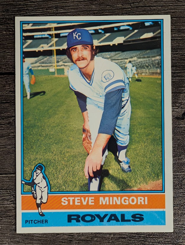 1976 Topps #541 Steve Mingori (EXMT)