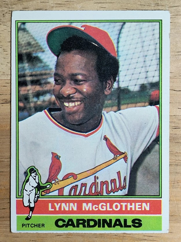 1976 Topps #478 Lynn McGlothen (VGEX)