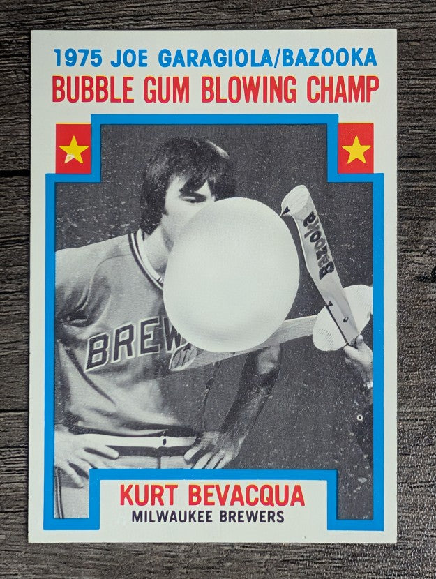 1976 Topps #564 Kurt Bevacqua/Bubble Gum Champ (NM)