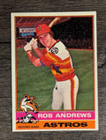 1976 Topps #568 Rob Andrews RC (EX)
