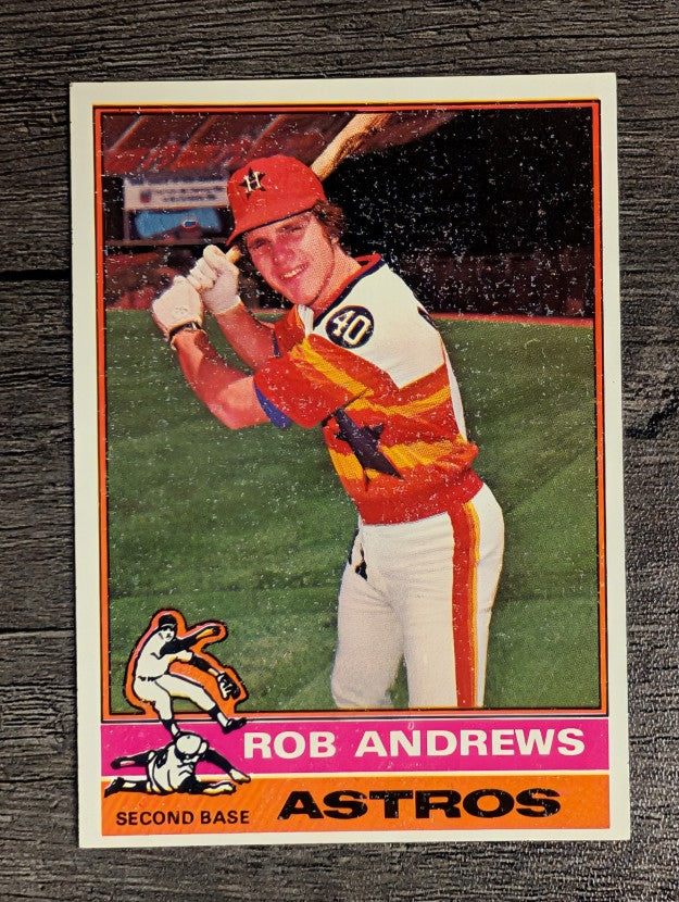 1976 Topps #568 Rob Andrews RC (EX)