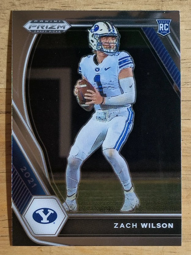 2021 Panini Prizm Draft Picks #105 Zach Wilson RC