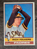 1976 Topps #611 Rich Folkers (NM)