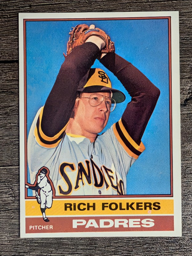 1976 Topps #611 Rich Folkers (NM)