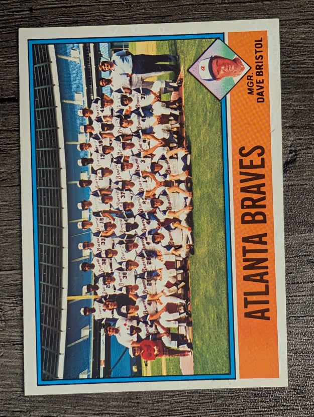 1976 Topps #631 Atlanta Braves CL/Dave Bristol MG (NM)