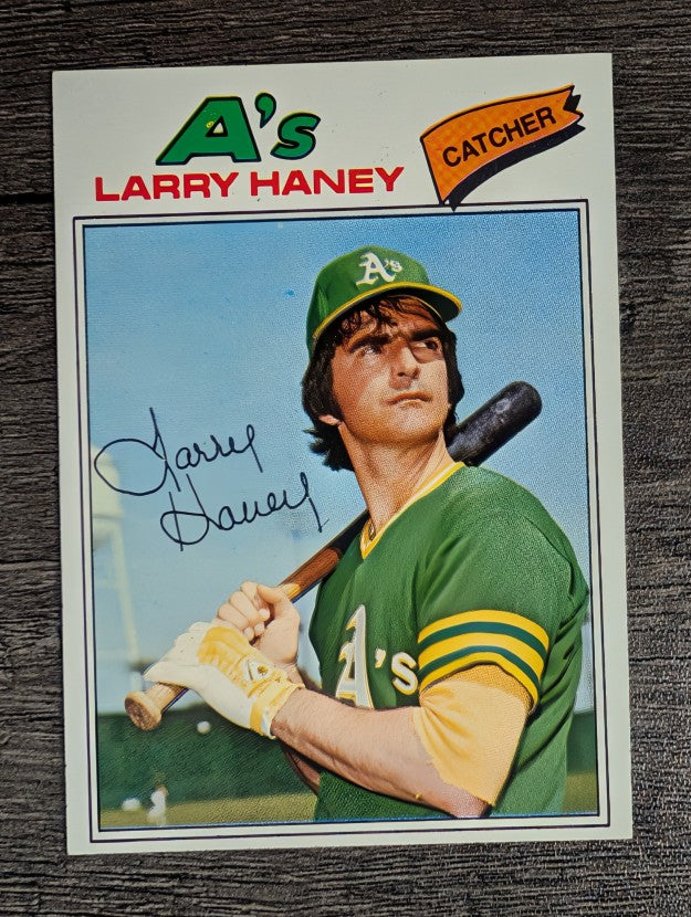 1977 Topps #12 Larry Haney (NM)