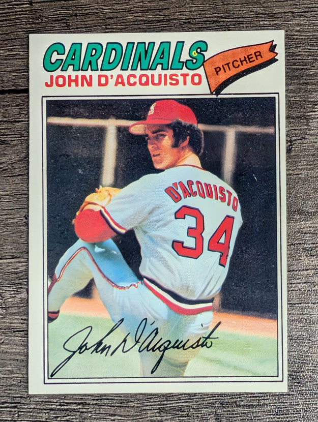 1977 Topps #19 John D'Acquisto (EXMT)