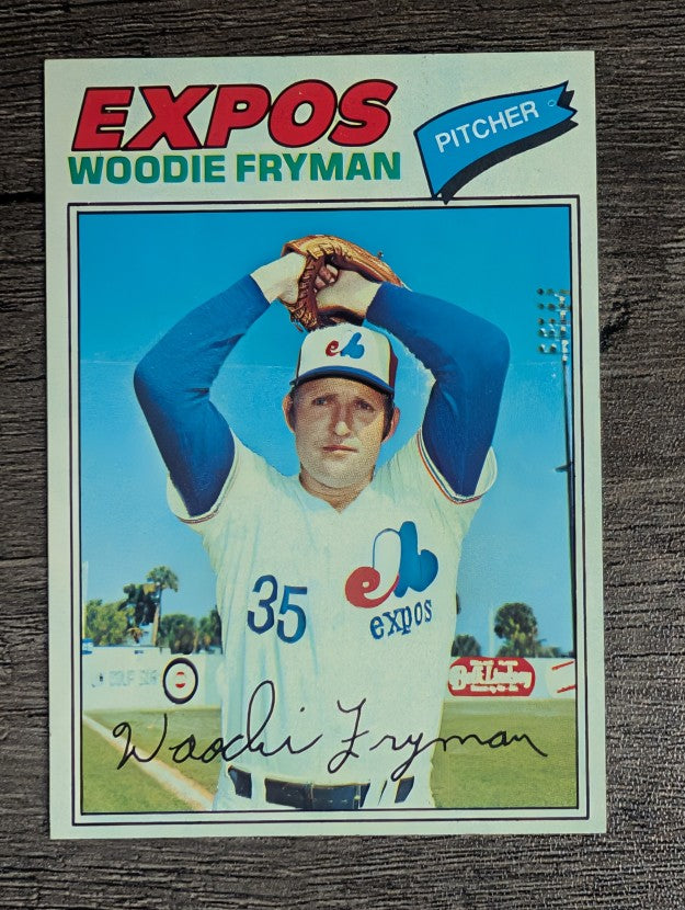 1977 Topps #28 Woodie Fryman (NM)