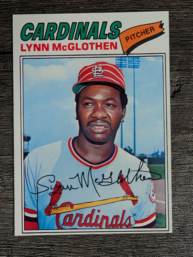1977 Topps #47 Lynn McGlothen (EX)