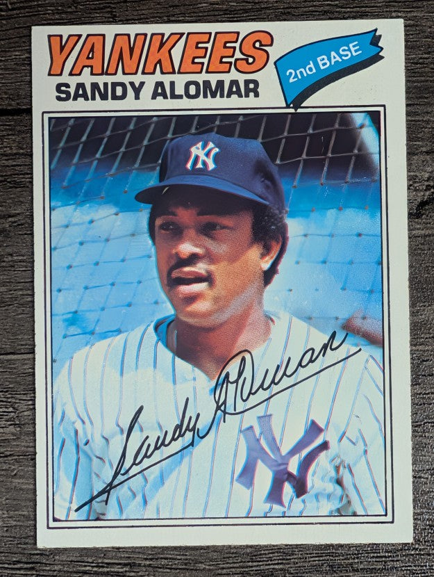 1977 Topps #54 Sandy Alomar (EX)