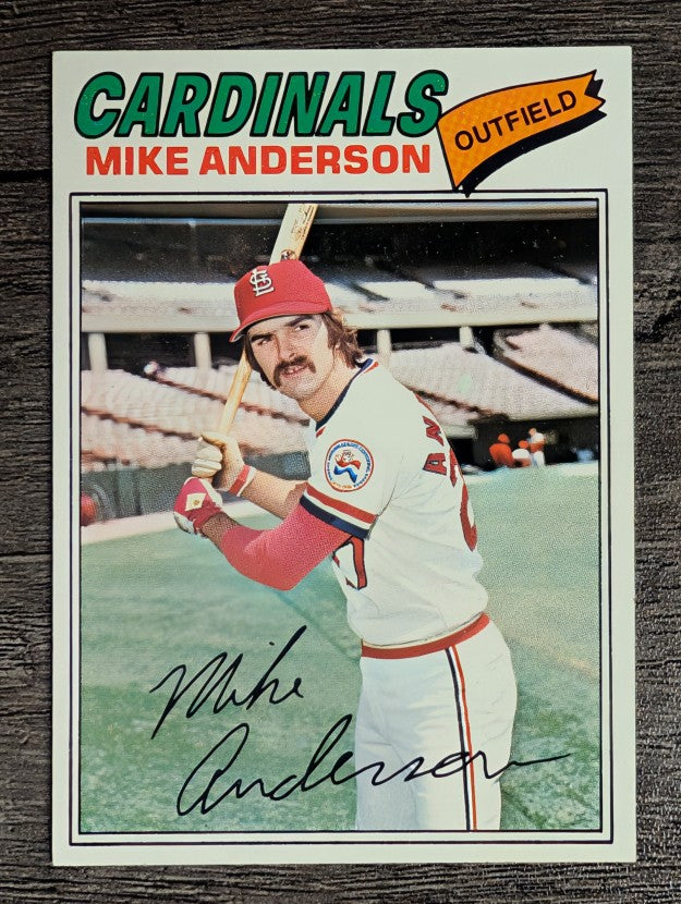 1977 Topps #72 Mike Anderson (NM)