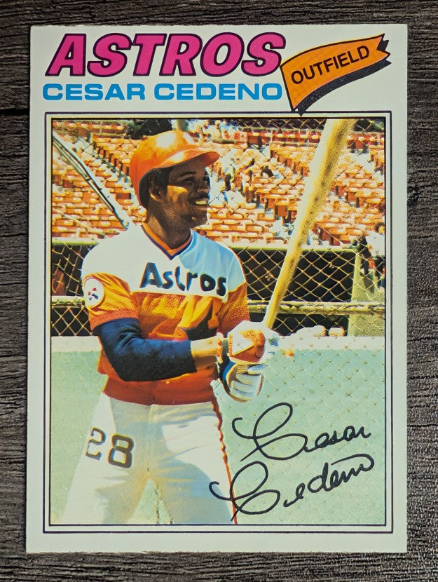 1977 Topps #90 Cesar Cedeno (EX)