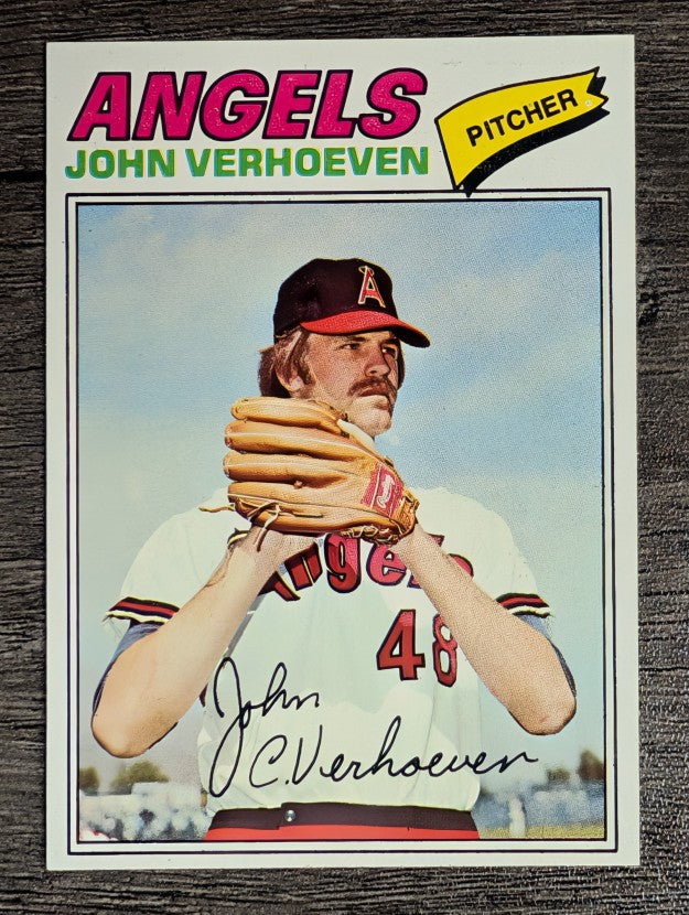 1977 Topps #91 John Verhoeven RC (NM)
