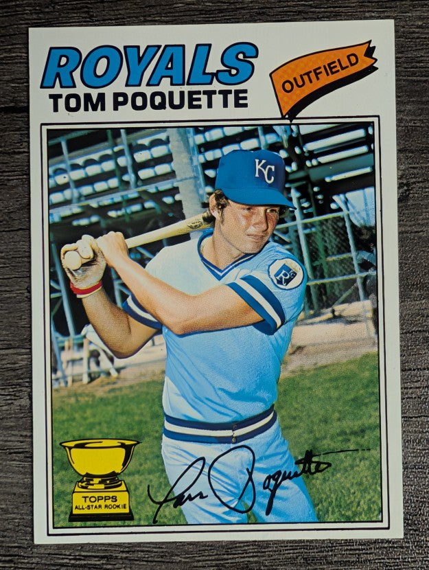 1977 Topps #93 Tom Poquette (EXMT)