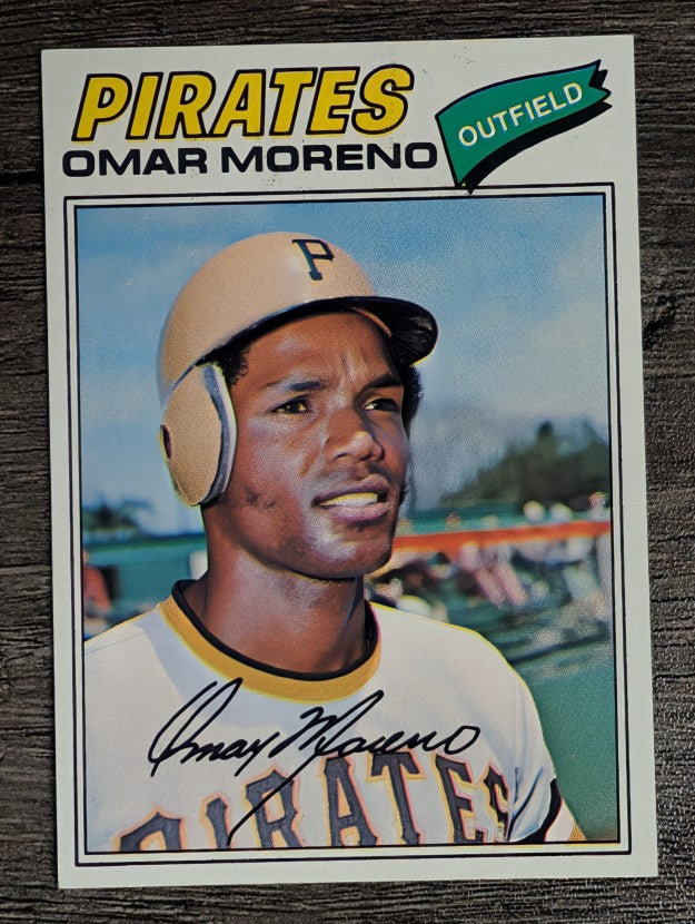 1977 Topps #104 Omar Moreno RC (NMMT)