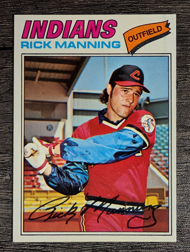 1977 Topps #115 Rick Manning (EXMT)
