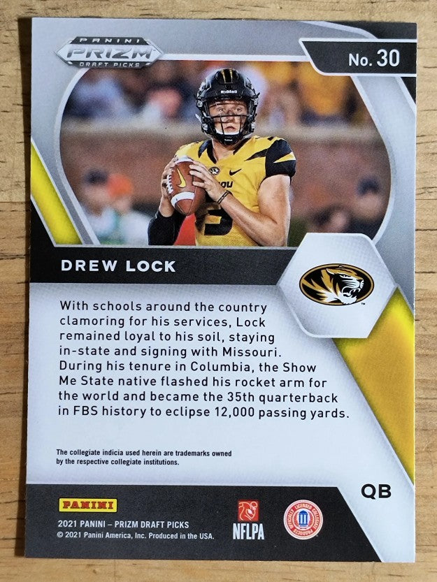 2021 Panini Prizm Draft Picks #30 Drew Lock