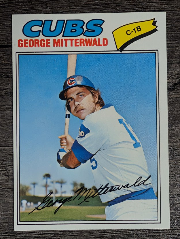 1977 Topps #124 George Mitterwald (EXMT)