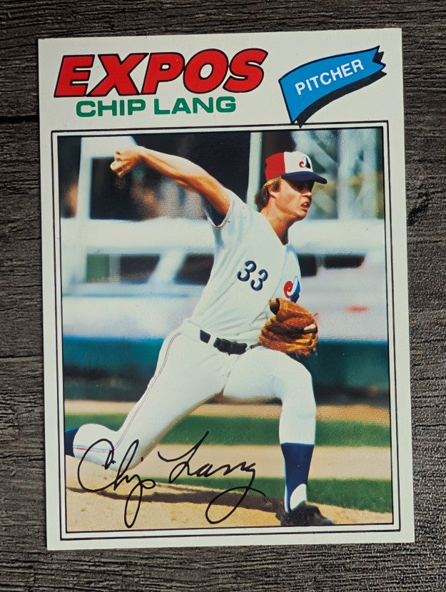 1977 Topps #132 Chip Lang RC (NMMT)