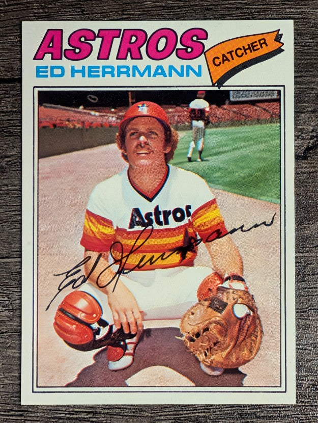 1977 Topps #143 Ed Herrmann (NM)