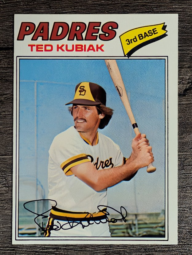 1977 Topps #158 Ted Kubiak (EX)