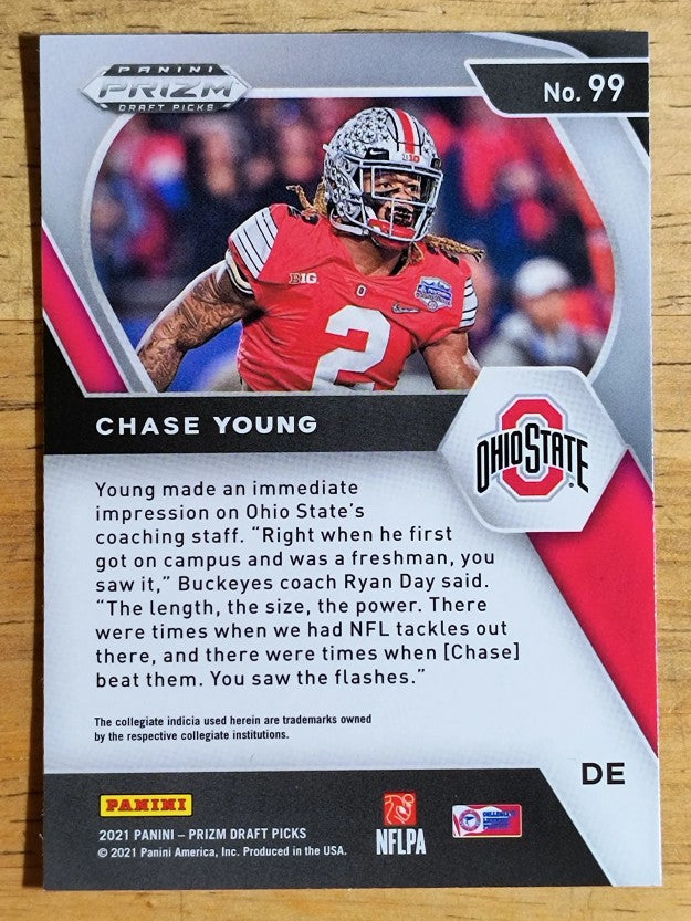 2021 Panini Prizm Draft Picks #99 Chase Young