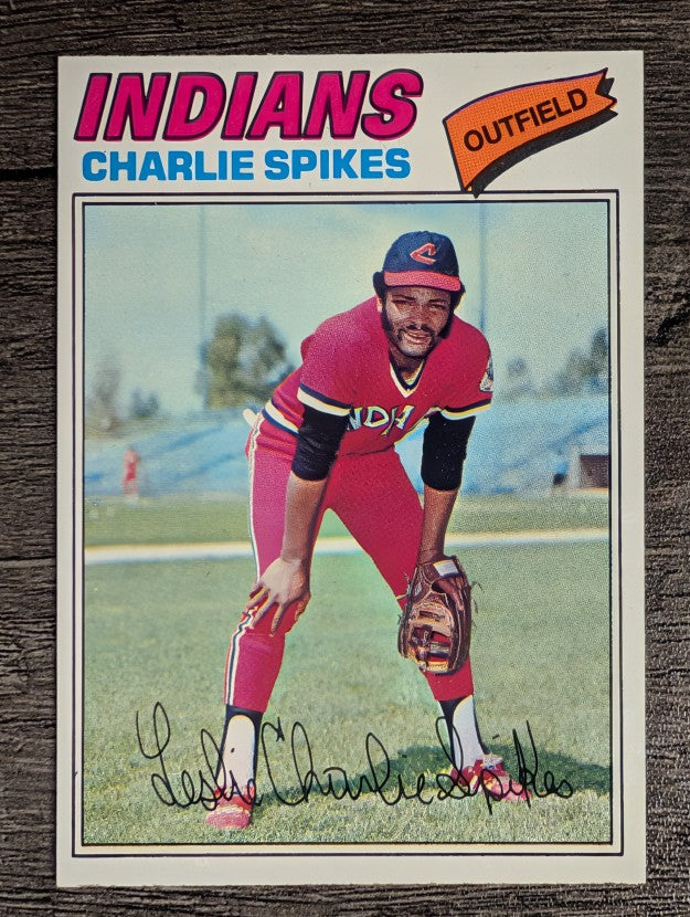 1977 Topps #168 Charlie Spikes (EXMT)