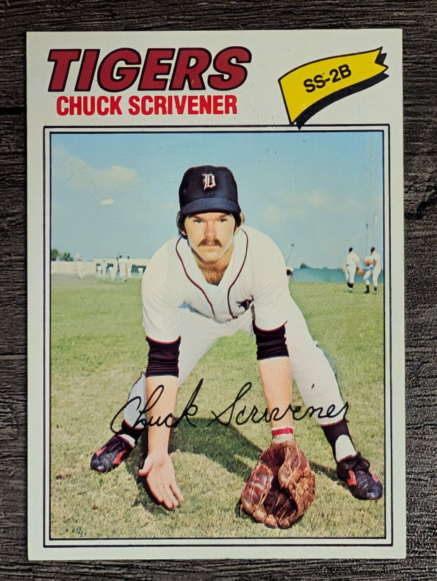 1977 Topps #173 Chuck Scrivener RC (NM)